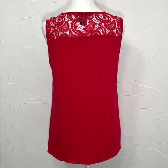 Adrianna Papell Lace Jersey Knit Top - Picture 4 of 8